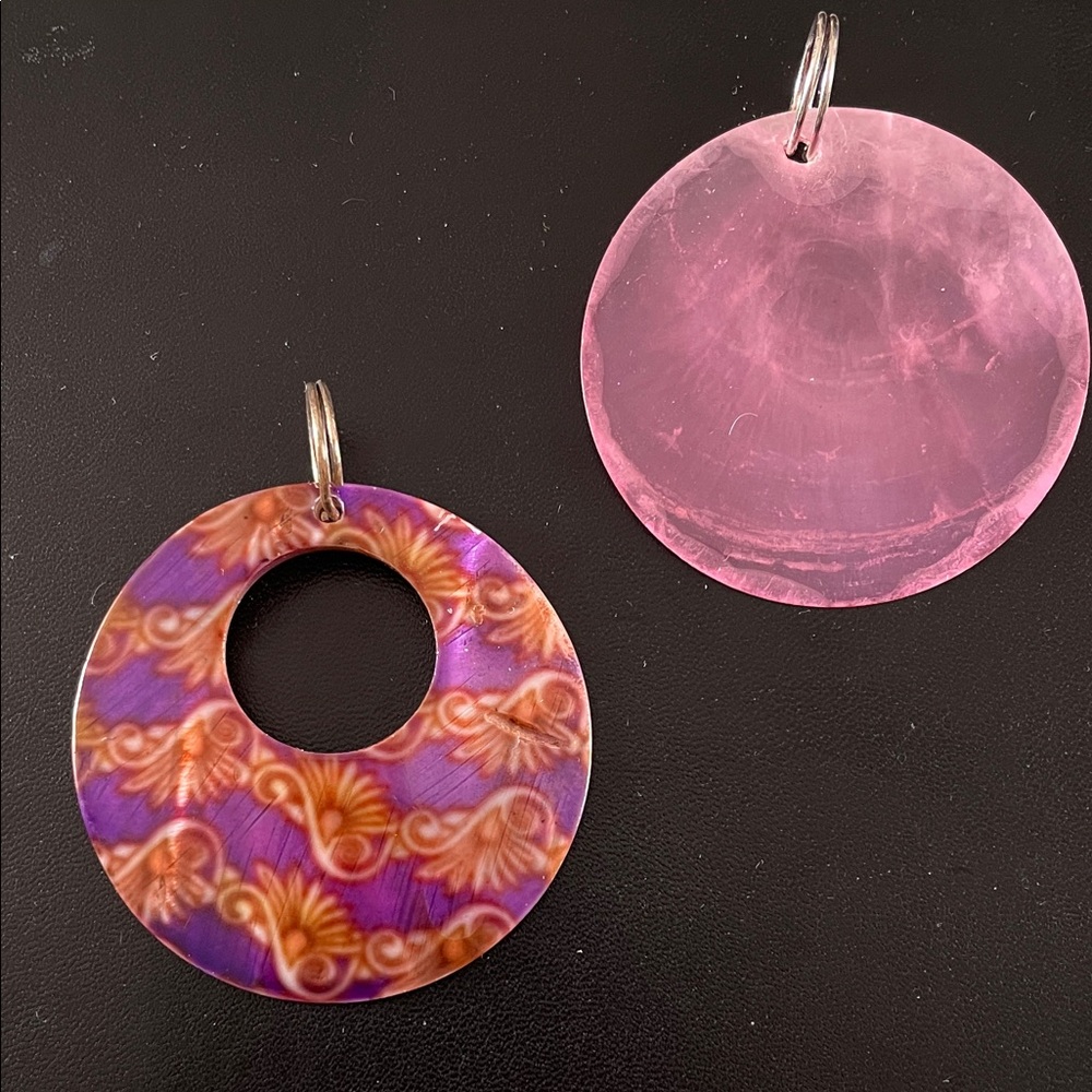 Two Pendants for Jewelry Making